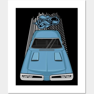 Dodge Coronet Super Bee 1970 - blue Posters and Art